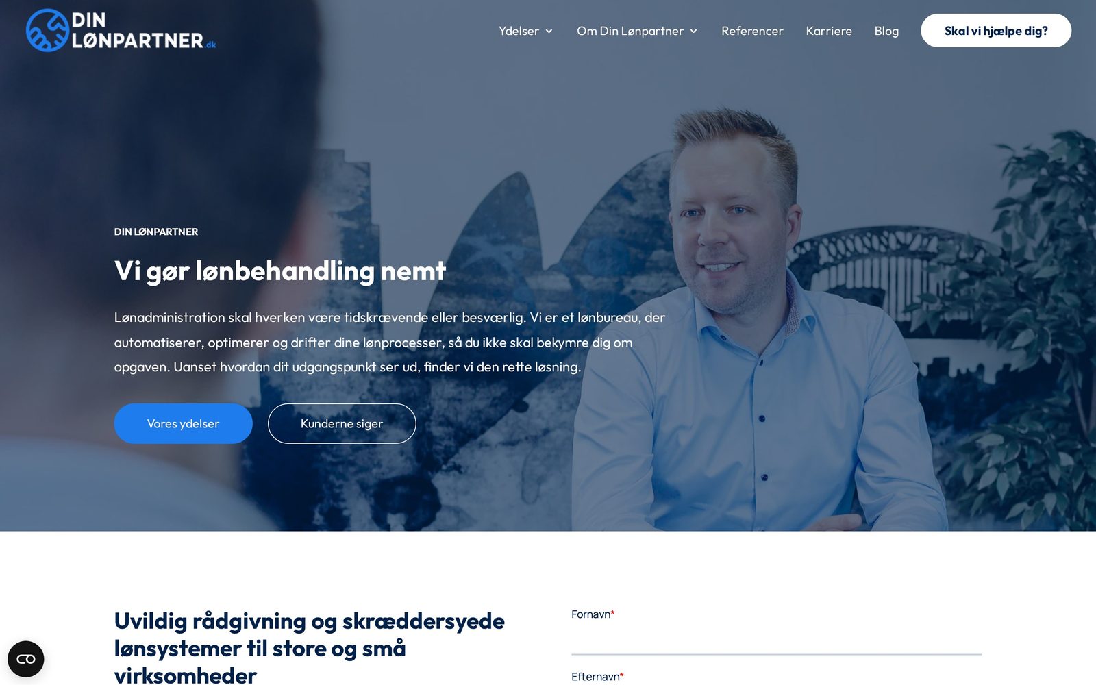 Hjemmeside for DinLønpartner