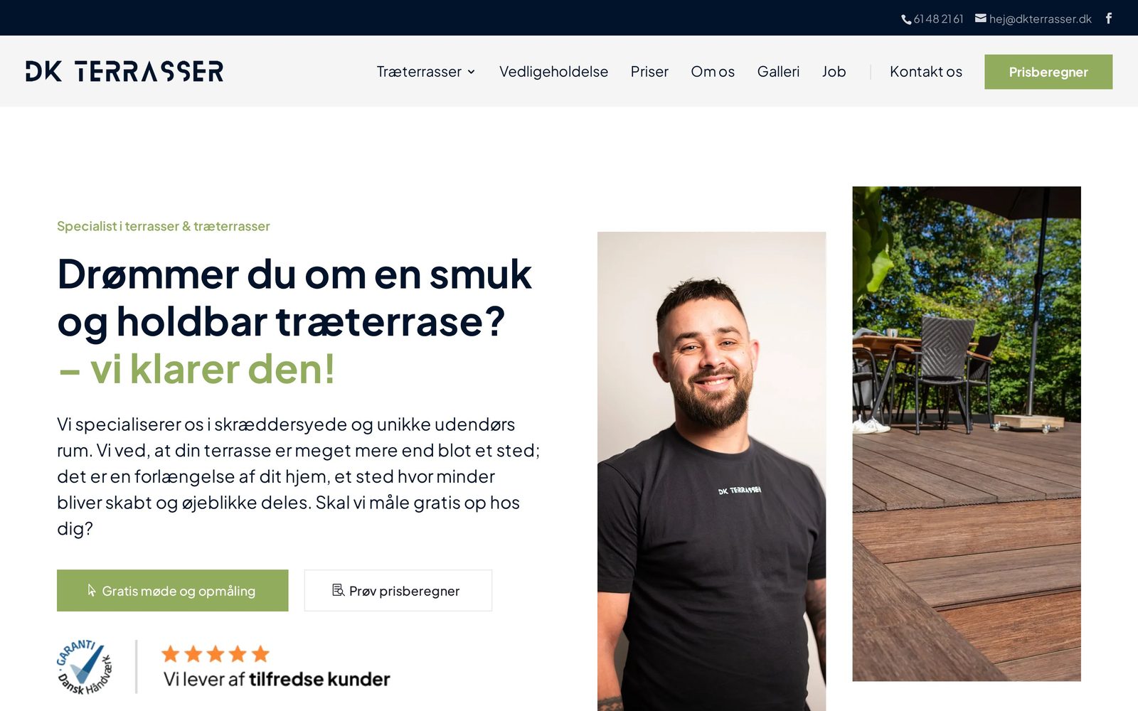 Hjemmeside for DKTerrasser