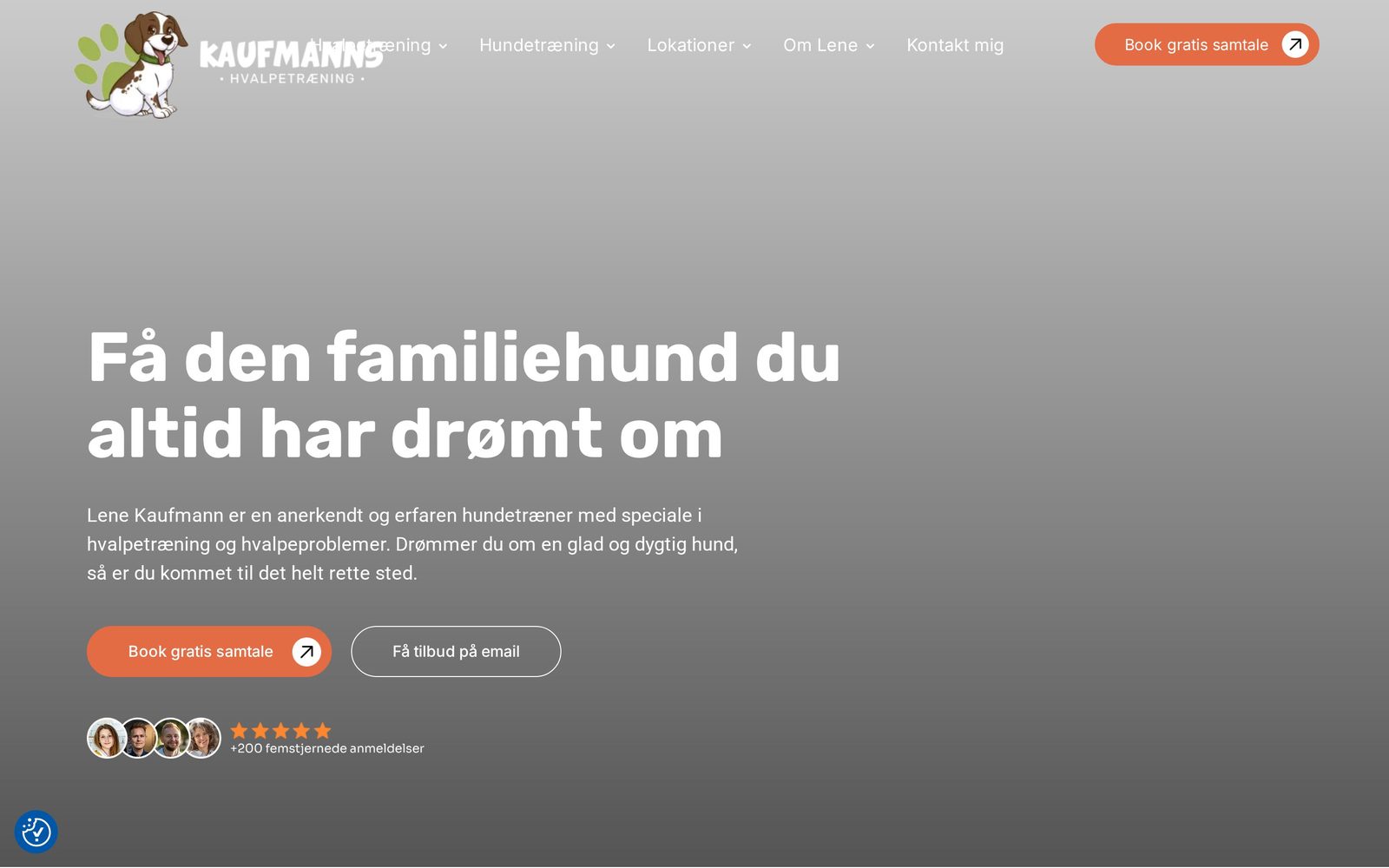 Hjemmeside for Kaufmanns Hvalpetræning