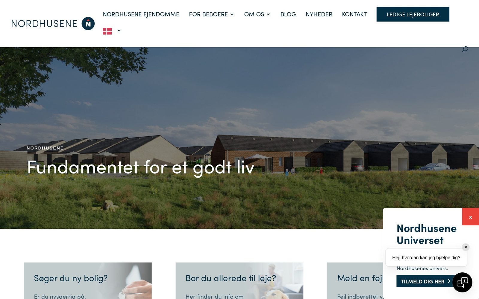 Hjemmeside for Nordhusene